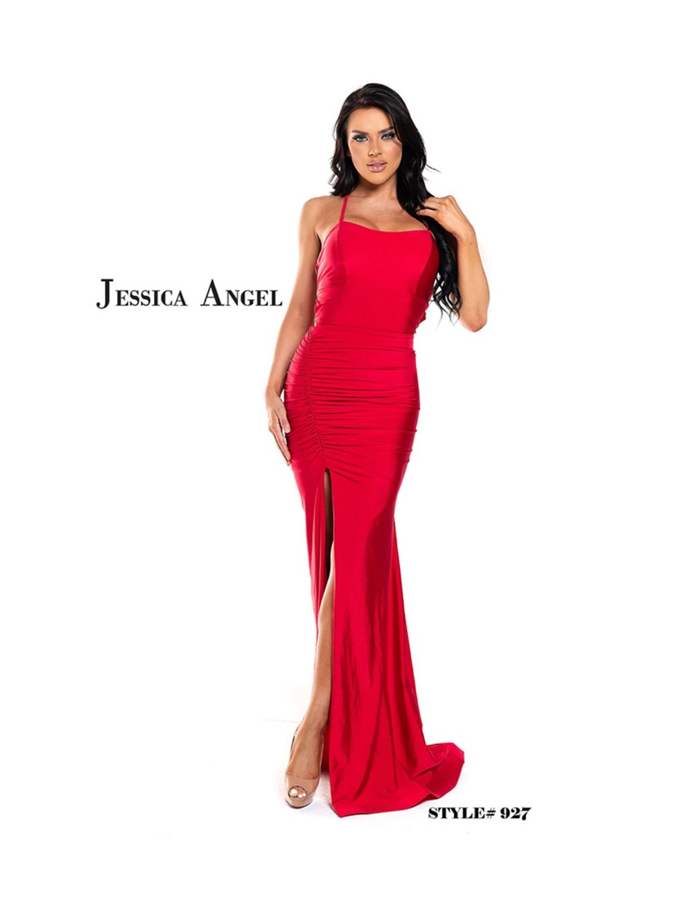 Jessica Angel #927 Prom Dress (Neon Pink)